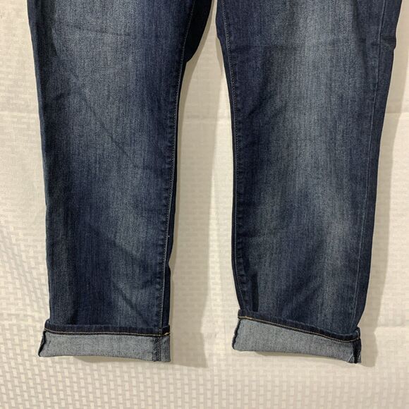 Levi’s Signature Modern Slim Cuffed Ankle Cropped Jeans Womens 18 Waist 34 - Picture 3 of 6